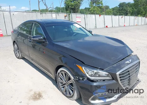 2018 Genesis G80 3.8 из США, поврежденный, VIN KMHGN4JE5JU251460